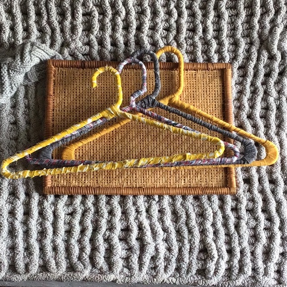 Hand Crafted Other - Fabric Up-Cycled hangers - no slip (4)